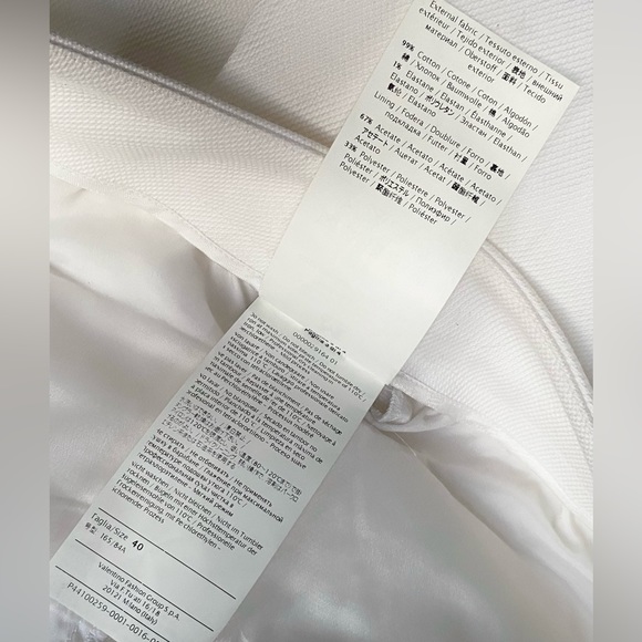 M Missoni Ankle Zip Straight Leg Pants White Sz 40 IT/4 US *NWT* - Picture 9 of 11